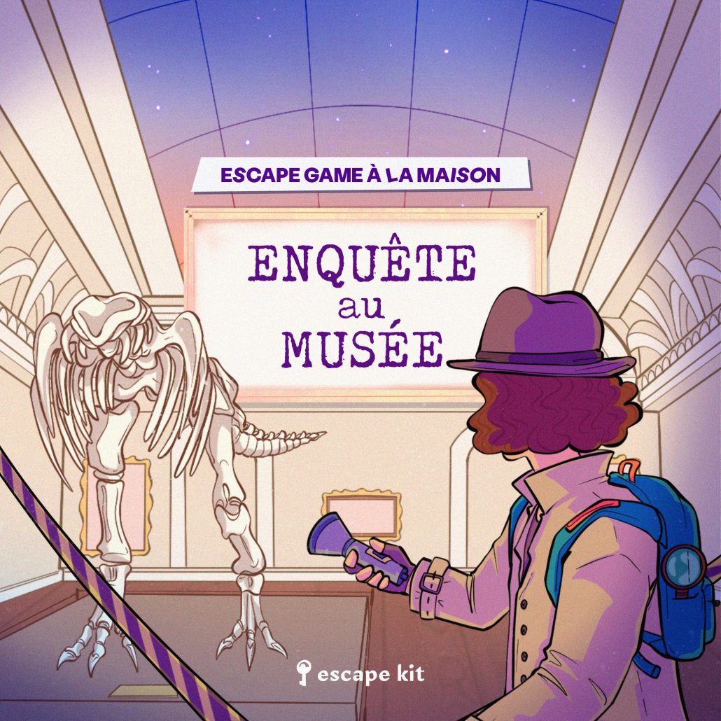 ENQUETE AU MUSEE_ESCAPE KIT_ESCAPE GAME MAISON