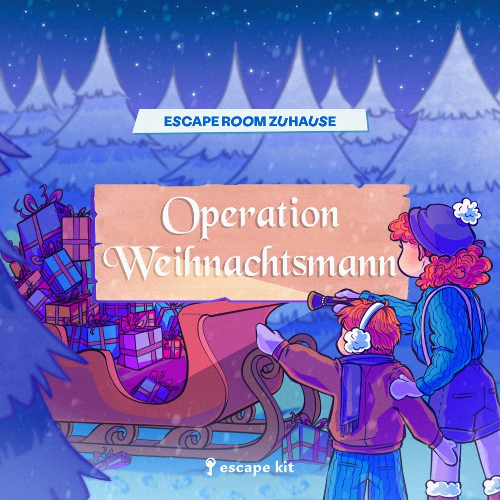 escape room weihnachten-escape kit-kinder