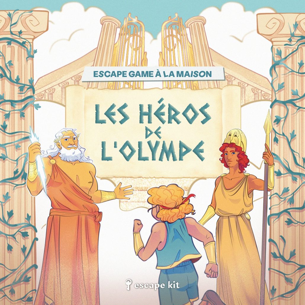 LES HEROS DE L_OLYMPE_ESCAPE KIT_MYTHOLOGIE GRECQUE BANNIERE