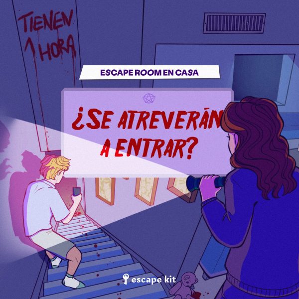 SE ATREVERAN A ENTRAR_ESCAPE ROOM EN CASA_ESCAPE KIT