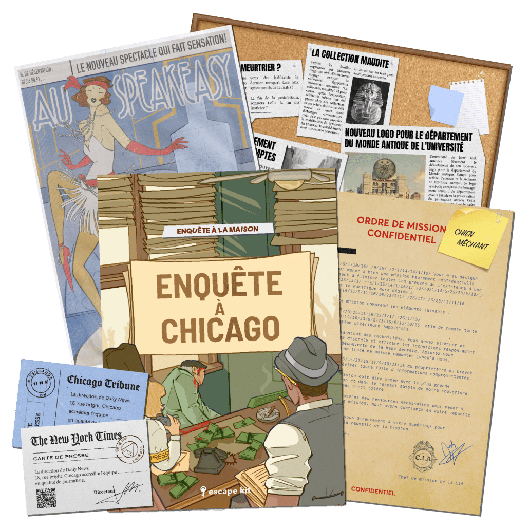 ENQUETE A CHICAGO_PROHIBITION_ESCAPE KIT