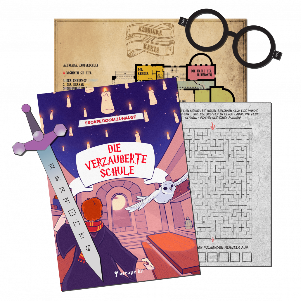 HARRY POTTER_ESCAPE ROOM ZUHAUSE_ESCAPE KIT