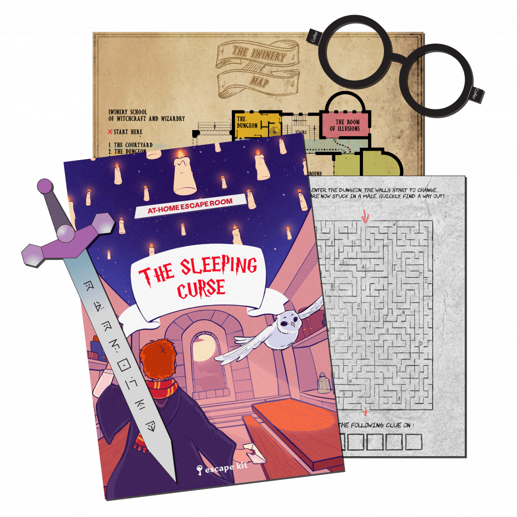 THE SLEEPING CURSE_ESCAPE ROOM_ESCAPE KIT