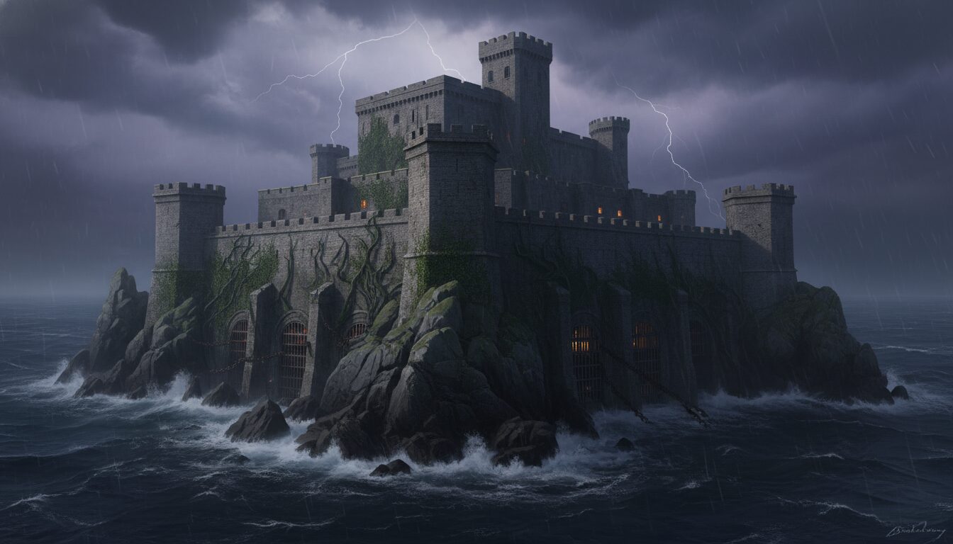 découvrez l'île forteresse, une aventure captivante au cœur d'une prison inaccessible, où mystère et suspense vous plongent dans un univers unique et palpitant.