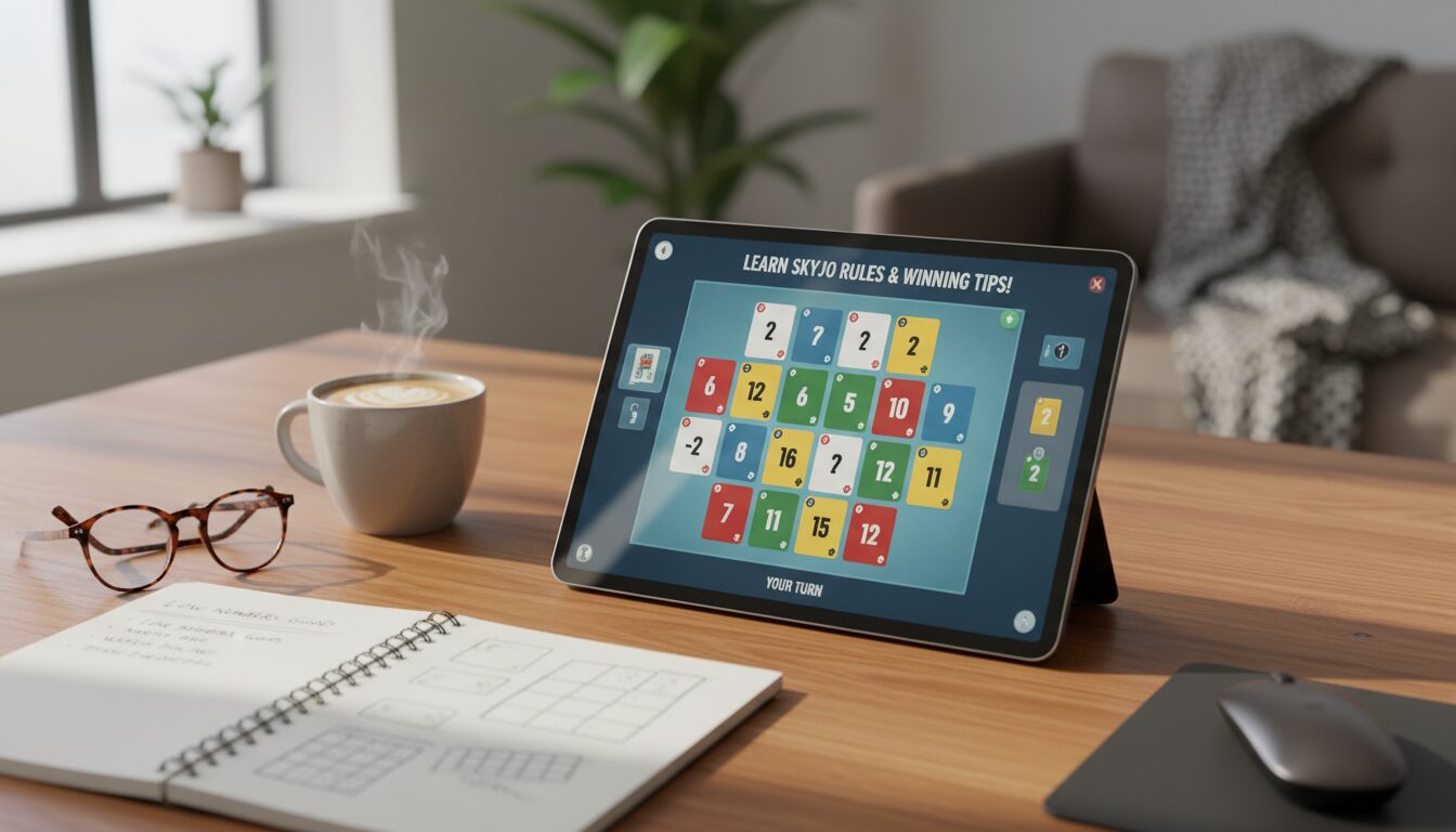découvrez comment jouer à skyjo en ligne avec nos règles détaillées et astuces pratiques pour gagner facilement à ce jeu de cartes amusant.