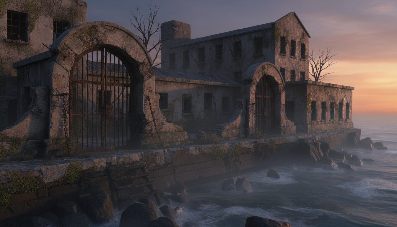 découvrez le mystère de l'île-prison, un lieu énigmatique derrière les barreaux et entouré d'eau, où histoires cachées et secrets fascinants vous attendent.